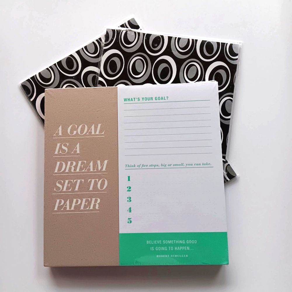 NEW Compendium Today is the Day Goal Setting Planner Note Pad & 2 Ikea Pads